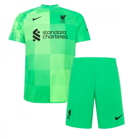 Billiga Fotbollströjor Liverpool Målvakt Barn Hemma tröja 2021/22 Kortärmad